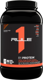 Rule 1 Proteins R1 Protein - 25g Fast-Acting, Super-Pure 100% Isolate and Hydrolysate Protein Powder with 6g BCAAs (2 Pounds*, Chocolate Fudge)