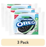 OREO Gluten Free Mint Creme Chocolate Sandwich Cookies (3 Pack)