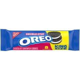OREO Double Stuf Chocolate Sandwich Cookies King Size Snack Pack