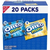 OREO  Mini Mix Sandwich Cookies Variety Pack 20 Snack Packs
