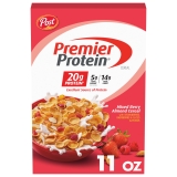 Post Premier Protein Mixed Berry Almond Cereal Mixed Berry Protein Crunchy 11 oz Box
