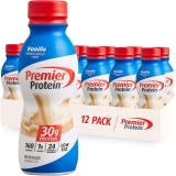 Premier Protein Shake Vanilla 30g Protein 1g Sugar 24 Vitamins Minerals Immune Health Boost 11.5 fl oz 12 Pack