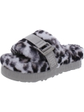 Ugg Women's Fluffita Wool Slip-On Slide Slippers