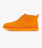 Ugg Neumel 3236 Mens Orange Suede Fur Lined Ankle Chukka Boot Shoes DJ72 Size 11