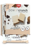 Power Crunch Protein Wafer Bars High Protein Snacks Chocolate Coconut 1.4 oz 12 Count