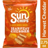SunChips Harvest Cheddar Whole Grain Snack Chips Pack