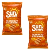 SunChips Harvest Cheddar Whole Grain Snacks (2 Pack)