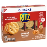 RITZ Peanut Butter Sandwich Crackers Halloween Snacks 8 Packs 1.38 oz