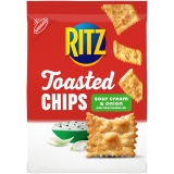 RITZ Toasted Chips Sour Cream and Onion Crackers 8.1 oz