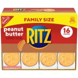 Ritz Peanut Butter Sandwich Crackers 1.38 oz 16 Count