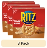 Ritz Nabisco Whole Wheat Classic Crackers 3 Pack 12.9 oz