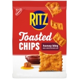 RITZ Toasted Chips Honey BBQ 8.1 oz Crackers