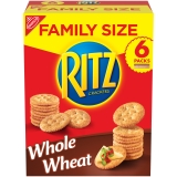 Ritz Nabisco  Whole Wheat Crackers Family Size Box 19.3 OZ