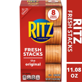 RITZ Fresh Stacks Original Crackers 8 Count 11.8 oz Pack American Snack