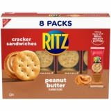 Ritz Peanut Butter Sandwich Crackers 11.04 oz for Snack