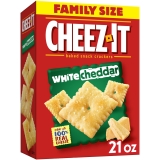 Cheez-It White Cheddar Cheese Crackers Baked Snack 21 oz Box