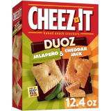 Cheez-It DUOZ Jalapeno Cheddar Jack Baked Snack Crackers 12.4 oz