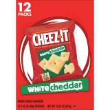 Cheez-It White Cheddar Cheese Crackers 12 Pack for Snacking