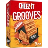 Cheez-It Grooves Bold Cheddar Cheese Crackers Crunchy Snack Crackers 9 oz