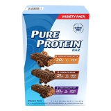 Pure Protein Bars High Protein Nutritious Snacks Support Energy Low Sugar Gluten Free Variety Pack 1.76oz 18 Pack