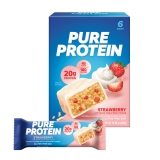 Pure Protein Bars Strawberry Greek Yogurt 20g Protein 1.76 oz 6 Ct