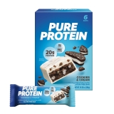 Pure Protein Bars Cookies n Cream 20g 2.75 oz 6 Count