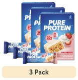 Pure Protein Bars Strawberry Greek Yogurt 20g Protein Gluten Free 1.76 oz 4 Ct