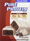 Pure Protein Bars Gluten Free Snack Bars Red Velvet 50g 1.8oz 6ct