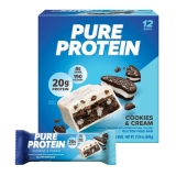 Pure Protein Bar Cookies Cream 12 Pack 2X