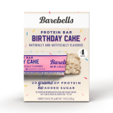 Barebells Birthday Cake Protein Bars 20g High Protein 1.9oz Bars 4 Count