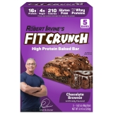Fit Crunch  Chocolate Brownie Protein Bar 16G 5ct Pack - High-Protein Snack