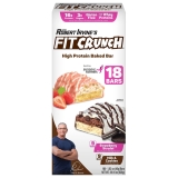 Fit Crunch  Protein Bars Strawberry Strudel Milk Cookies 18 Count