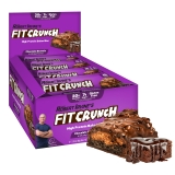 Fit Crunch Chocolate Brownie Protein Bar 30g Protein 12 ct.