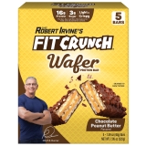 Fit Crunch Peanut Butter WAFER Protein Bar 16g 5ct