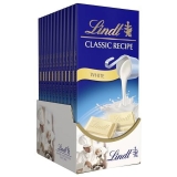 Lindt Classic Recipe White Chocolate Bar 4.4 oz 12 Pack
