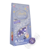 Lindt Lindor Easter Blueberries Cream White Chocolate Candy Truffles 8.5 oz Bag