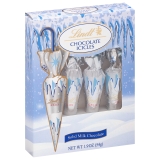Lindt Milk Chocolate Christmas Candy Icicles 4-pack 1.9 oz Box