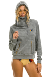Aviator Nation NINJA PULLOVER HOODIE - HEATHER GREY