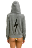 Aviator Nation BOLT HOODIE - HEATHER GREY