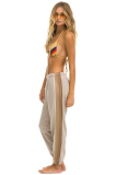 Aviator Nation 5 STRIPE SWEATPANTS - SAND // TAN1