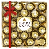 Ferrero Rocher Milk Chocolate Hazelnut Gift Box 10.6 oz 24 Count