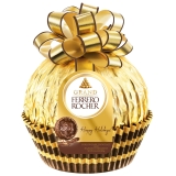 Ferrero Rocher Milk Chocolate Hazelnut Luxury Chocolate Holiday Treat 4.4 oz