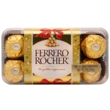 Ferrero Rocher Gourmet Milk Chocolate Hazelnut Box 7 oz