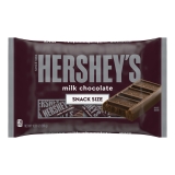 Hersheys Milk Chocolate Snack Size Candy Bag 10.35 oz for Amerika Paketim