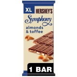 Hersheys Symphony Milk Chocolate Almonds Toffee XL Candy Bar 4.25 oz 16 Pieces for Amerikapaketim