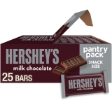 Hershey Milk Chocolate Snack Size Candy Bars 11.25 oz 25 Pieces for Amerika Paketim