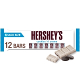 Hersheys Cookies and Creme Snack Size Candy Bars 0.45 oz 12 Count for Amerika Paketim.