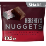 Hershey's Nuggets SPECIAL DARK Mildly Sweet Chocolate Candy Share Pack 10.2 oz for AmerikaPaketim
