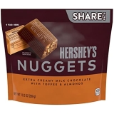 Hersheys Extra Creamy Milk Chocolate Toffee Almonds Candy Bars Individually Wrapped 10.2 Oz Share Pack