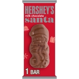 Hersheys Milk Chocolate Santa Christmas Candy Bar 1.2 oz